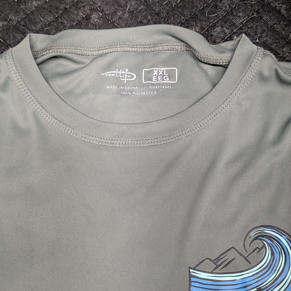 Reel Life Gray Long Sleeve Tee - Picture 3 of 3